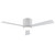 Trans Globe F-1017-3 WH Sargeant 3- Blade LED Standard Ceiling Fan with Wall Control and Light Kit Included 