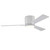 Trans Globe F-1017-3 WH Sargeant 3- Blade LED Standard Ceiling Fan with Wall Control and Light Kit Included 