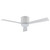 Trans Globe F-1017-3 WH Sargeant 3- Blade LED Standard Ceiling Fan with Wall Control and Light Kit Included 