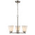 Trans Globe 71805-3 BN 3-light Fifer Chandelier 