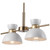 Trans Globe 71856 WH-AG Azaria 4 - Light Linear Pendant 