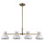 Trans Globe 71856 WH-AG Azaria 4 - Light Linear Pendant 