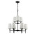 Trans Globe 71899 BK ClassicHorizon 9 - Light, 2 - Tiered Chandelier 
