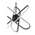 Trans Globe MDN-1586 BK Modern Skylar LED Pendant 