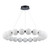Trans Globe MDN-1592 BK 33" Modern LED Ellington Chandelier 