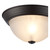 Trans Globe 13717 ROB - Bowers 11" Flushmount - Rubbed Oil Bronze 