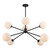 Trans Globe 11618 BK Haskell 8 - Light Sputnik Pendant 