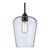 Trans Globe 71830 BK Kieran 1-Light Pendant with Clear Glass Jar Shade 