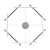 Trans Globe MDN-1566 WH LED Celstia Modern Chandelier 