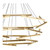 Trans Globe MDN-1567 AG LED Celstia Modern Chandelier 