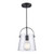 Trans Globe PND-2175 BK 1-Light Shaded Mini Pendant 