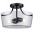 Trans Globe 80527-2 BK Mod Pod 2 - Light Glass Flush Mount 