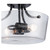 Trans Globe 80527-2 BK Mod Pod 2 - Light Glass Flush Mount 