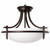 Trans Globe 8172 ROB Vitalian Collection, Metal Trimmed Glass Bowl, Indoor Semi Flush Ceiling Light