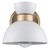 Trans Globe 71851 WH-AG 1-light Azaria Wall Sconce 
