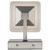 Trans Globe 2801 BN Edwards 1-Light Shaded Armed Sconce 