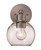 Trans Globe 22221 BN Grand Collection 1-Light Globe Shade Armed Sconce 