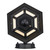 Trans Globe 4056 BK-FR Alexander Outdoor 1-Light Frosted Glass and Metal Coach Wall Lantern 