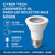 Cyber Tech LB50PAR20-D/DL - LED PAR20 Reflector Bulb - Daylight - Dimmable