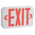 Cyber Tech E1LEDX-RD - Red LED Exit Sign with Battery Back Up 