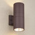 Cyber Tech LWP24TUPDN-BZ/CCT - Outdoor LED Cylinder Wall Sconce Up Down Light 