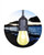 Cyber Tech SL-2409 - 24 Ft Outdoor LED String Light - 2200K - Weatherproof 