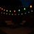 Cyber Tech SL48-15RGB - 48 ft LED Patio String Light - RGB Multi-Color - Weatherproof 