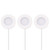 Cyber Tech UL3PK/WH - 3-Light LED Puck Light Kit - 3000K - White Finish 