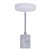 Bulbrite 810092 - Pendant Fixture - White Finish - Marble Socket 