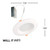 Bulbrite 773302 - 6" LED Recessed Downlight - CCT Selectable - Junction Box