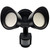 Bulbrite 773703 - LED Security Light 2-Head - 4000K - Motion Sensor 