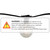 Bulbrite 810054 - 14' String Light Kit - 2700K - Wet Rated