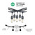 Bulbrite 812143 - 14' LED String Light Kit - 2700K - Wet Rated
