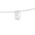 Bulbrite 810050 - 25' String Light - White Cord - 15 E12 Sockets - Outdoor Rated