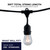 Bulbrite 812312 - 30' String Light Kit - 2700K - Wet Rated 