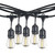 Bulbrite 812313 - 30' String Light Kit - Warm White - Wet Rated 