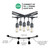 Bulbrite 812483 - 48' LED String Light Kit - 2700K - Wet Rated 