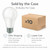 Bulbrite 774238 - 9W Frosted LED A19 Bulb - 2700K - Dimmable 