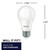 Bulbrite 774238 - 9W Frosted LED A19 Bulb - 2700K - Dimmable 