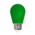 Bulbrite 776153 - 2.5W LED S14 Filament Lamp - Green - Wet Rated