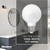 Bulbrite 776222 - 7W LED G25 Globe Bulb - 4000K - Dimmable 