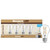 Bulbrite 776227 - 7W LED A19 Filament Bulb - 3000K - Dimmable - 4 Pack