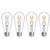 Bulbrite 776243 - LED ST18 Filament Bulb - 3000K - 4 Pack 