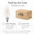 Bulbrite 776763 - 4W LED B11 Candle Light Bulb - E12 Base - 3000K 