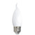 Bulbrite 776972 - 5W LED CA10 Milky Filament Bulb - 3000K - Fully Dimmable 