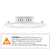 Bulbrite 773125 - 6" LED Flat Downlight - 2700K - Dimmable