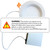 Bulbrite 773262 - 6" LED Recessed Downlight - 4000K - Ultra Slim JBox