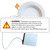 Bulbrite 773270 - 8" LED Recessed Downlight - 2700K - Dimmable