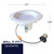 Bulbrite 773117 - 4" LED Retrofit Downlight - 4000K - Dimmable
