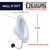 Bulbrite 773171 - 4" LED Adjustable Gimbal Downlight - 3000K - 90 CRI 